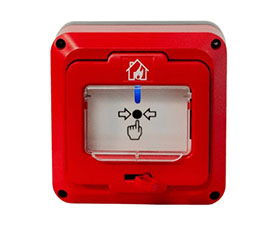 Botoeira para sistema de incêndio wireless
